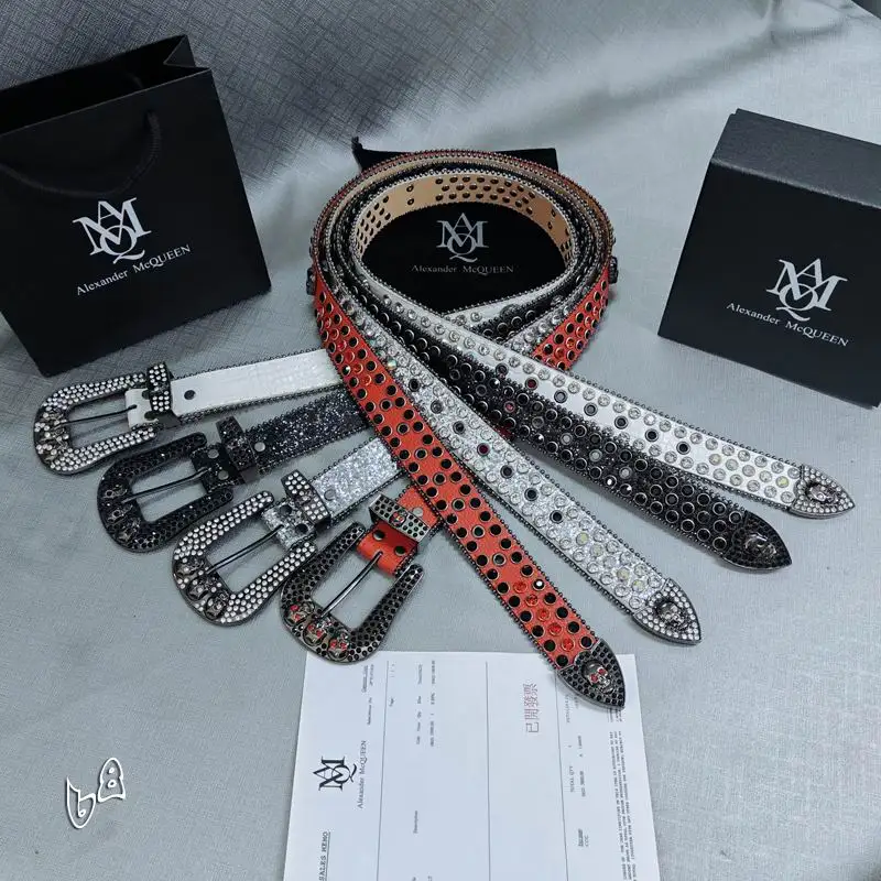 McQueen belt 38mmX90-125cm lb102601